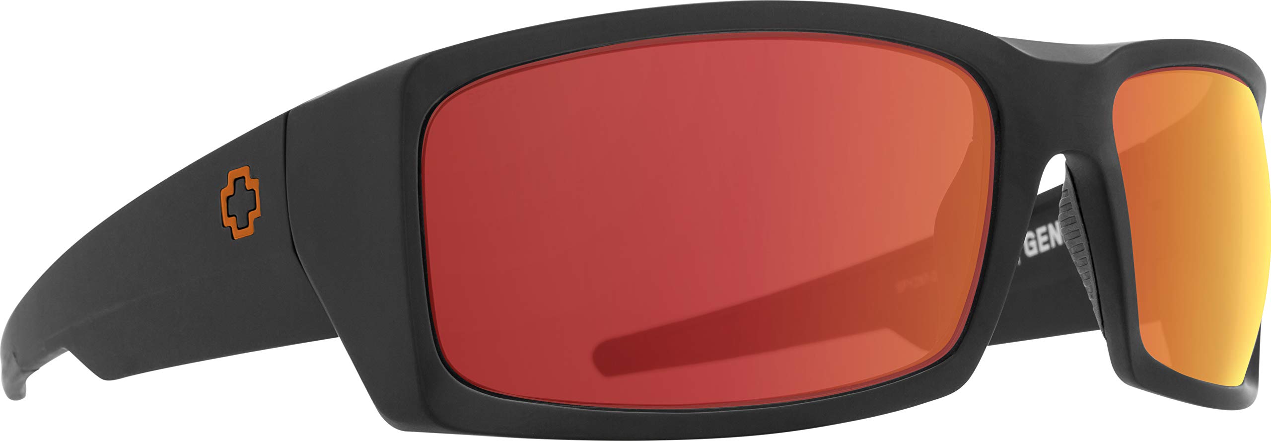 SPY Optic General Wrap Sunglasses for Men & Women - Polarized UV Protection Sports Sunglasses - Ideal for Running, Cycling, and Outdoor Activities