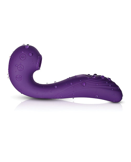 Angel Triple Tease G Spot Stimulator - 3 Function Vibrating Massager for Women (Purple) - Perfect for Couples Play & Solo Pleasure