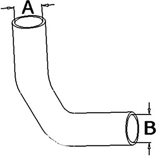 72073294 New Lower Radiator Hose - Compatible with Allis Chalmers Tractor 160 | Replacement Cooling System Part for Farm Equipment & Agricultural Machinery