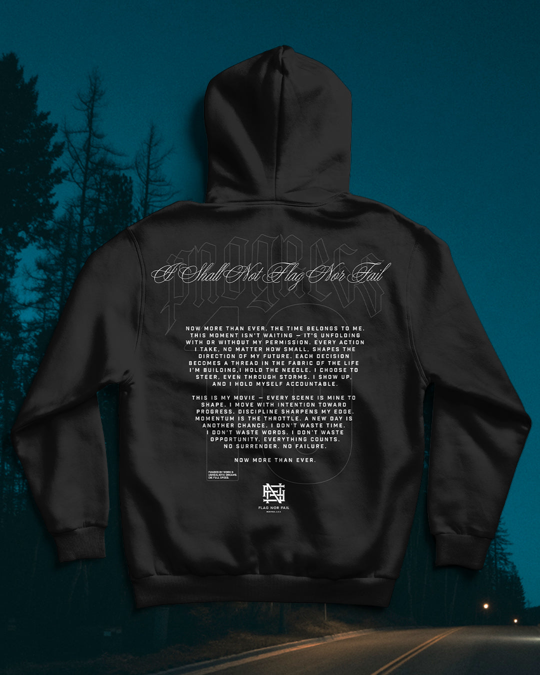 Premium MANTRA HOODIE for Men & Women - Soft Cotton Black Pullover Hooded Sweatshirt | Streetwear, Casual Wear, Gym & Lounge Outfit