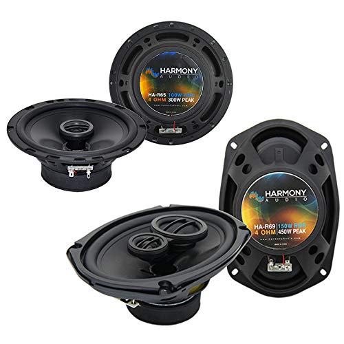 Harmony Audio R69 R65 Factory Speaker Replacement Upgrade Kit - Compatible with Jeep Commander 2008 2009 2010 Models - Enhanced Sound Quality for Off-Roading & Daily Commuting