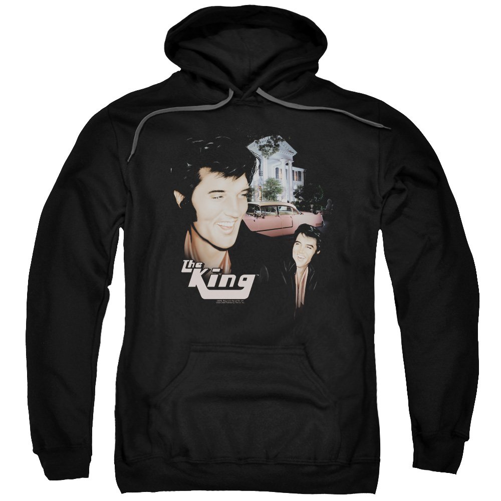 Elvis Presley Home Sweet Home Unisex Hoodie - Soft Cotton Pullover Sweatshirt for Men & Women | Casual Wear, Gift for Fans, Concert Merchandise
