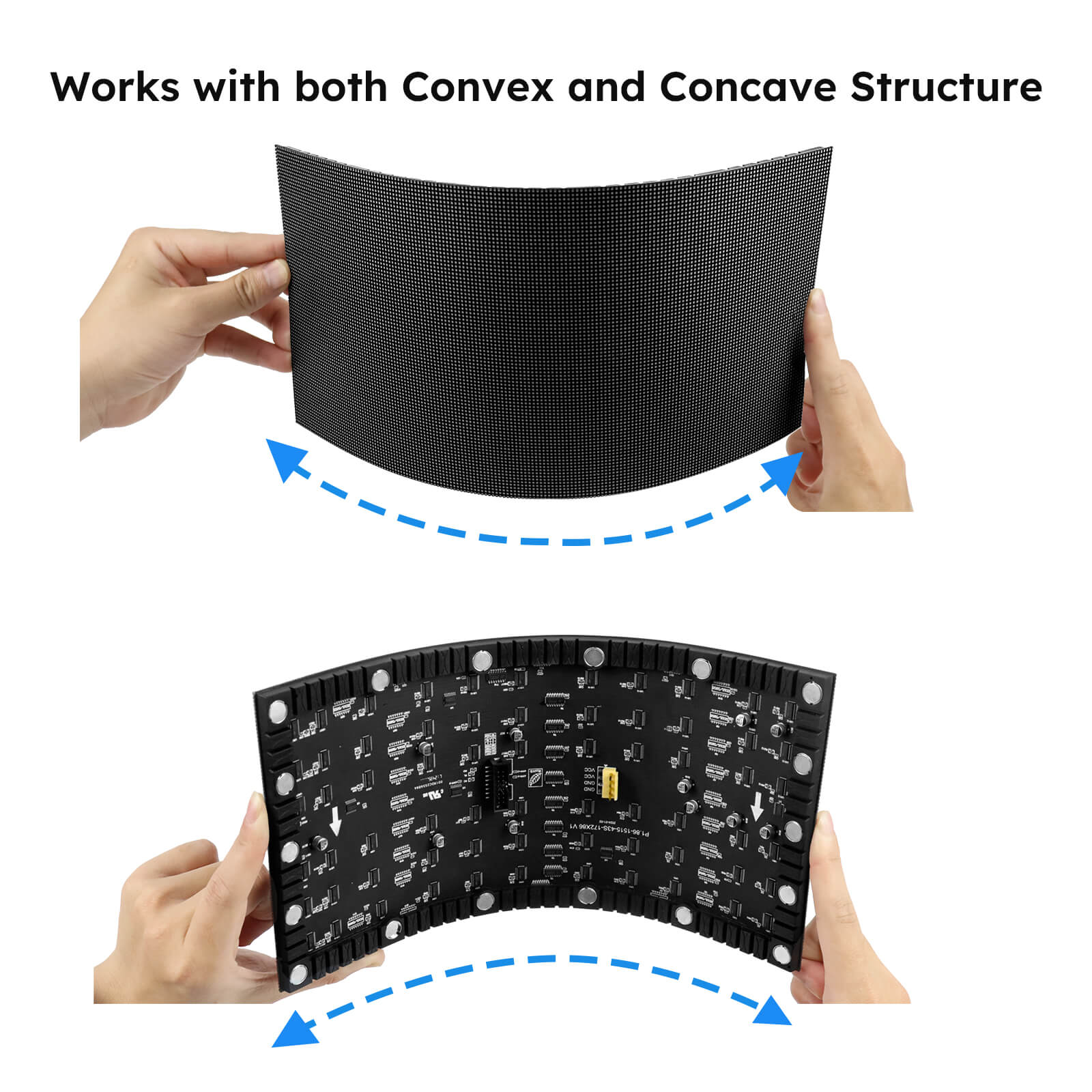HKXR A1.579 (P1.579) Full RGB LED Module - 1.579mm Pixel Pitch, 240x120mm Panel with 11,552 Dots, 1/38 Scan, 600 Nits Brightness for Indoor Digital Signage, Retail Displays & Stage Backdrops
