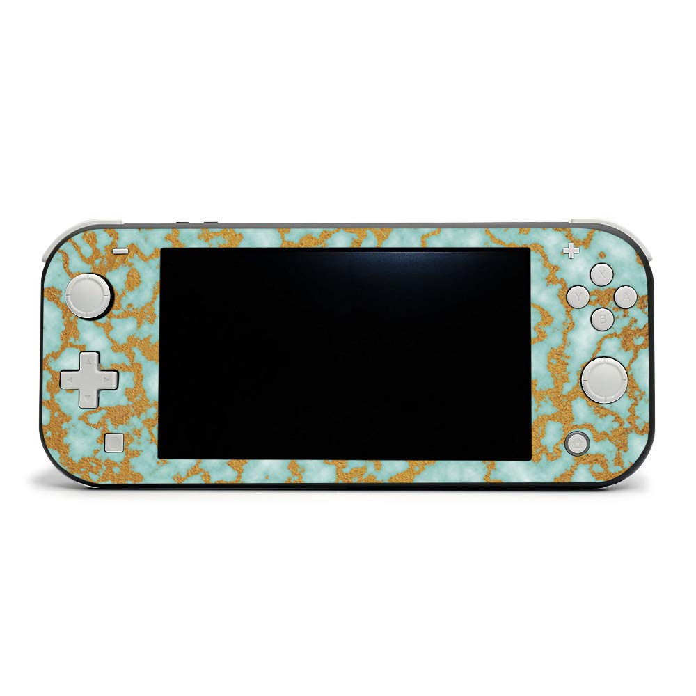 MightySkins Protective Vinyl Decal Wrap Cover for Nintendo Switch Lite - Golden Jade | Durable, Customizable Skin | Easy to Apply & Remove | Made in USA | Perfect for Gaming, Travel & Personalization