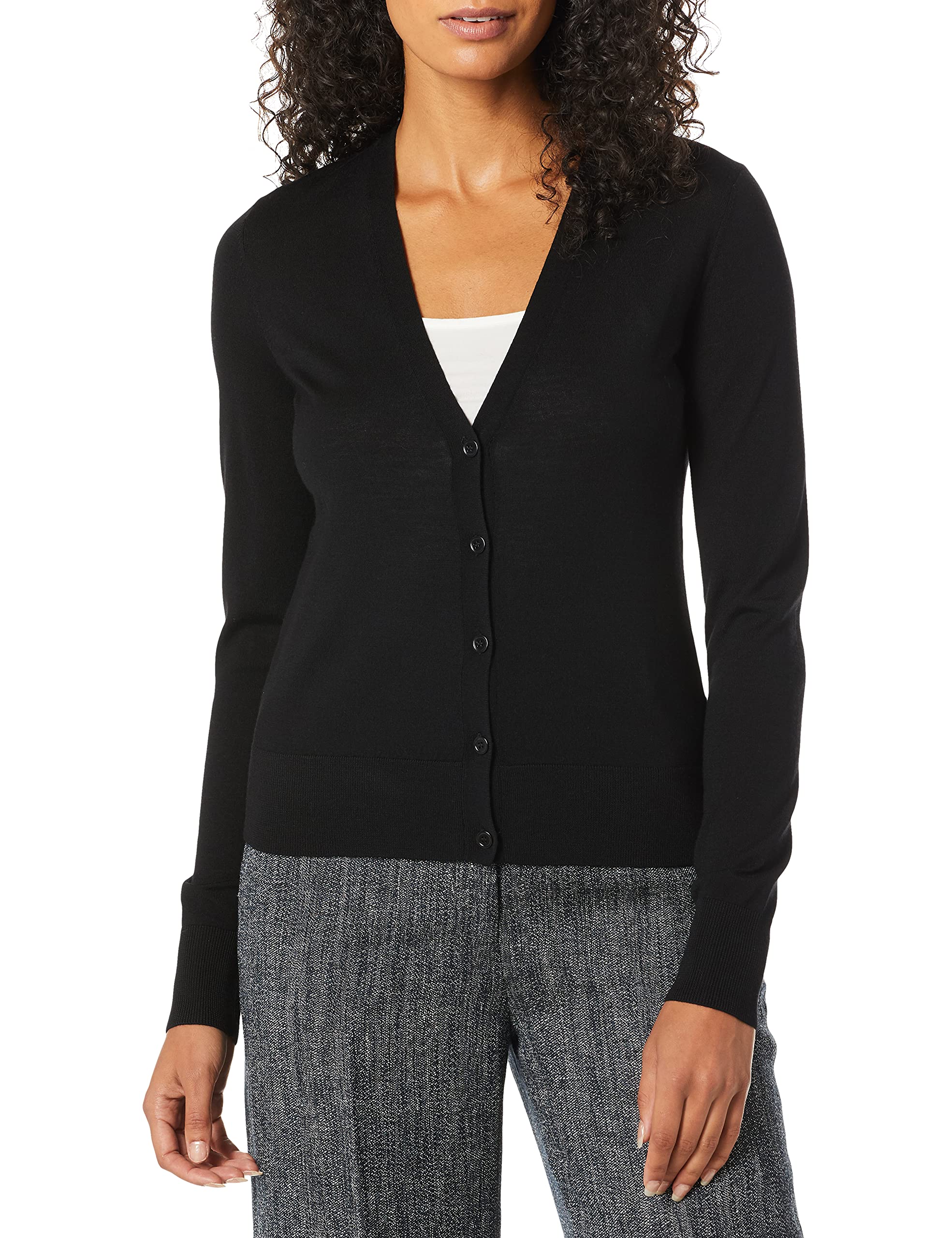 Theory Women's Merino Wool Cardigan Sweater - Soft & Warm Knitwear for Office, Casual & Winter Layering