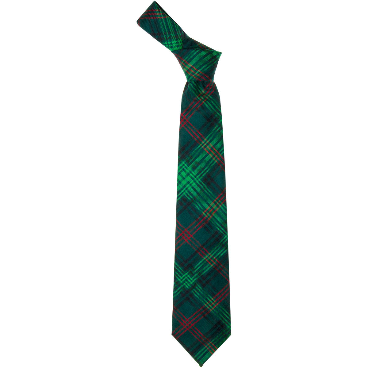 Ross Hunting Modern Tartan Tie - Classic Plaid Necktie for Men | Perfect for Business, Weddings & Formal Occasions