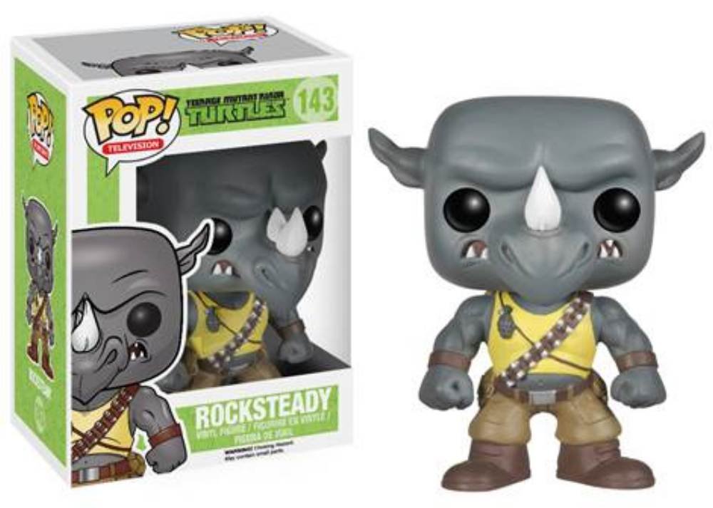 Funko POP! Vinyl Figure: Teenage Mutant Ninja Turtles Rocksteady - Collectible TMNT Action Figure for Fans & Gift Ideas - Perfect for Display, Gaming Rooms & Pop Culture Collections