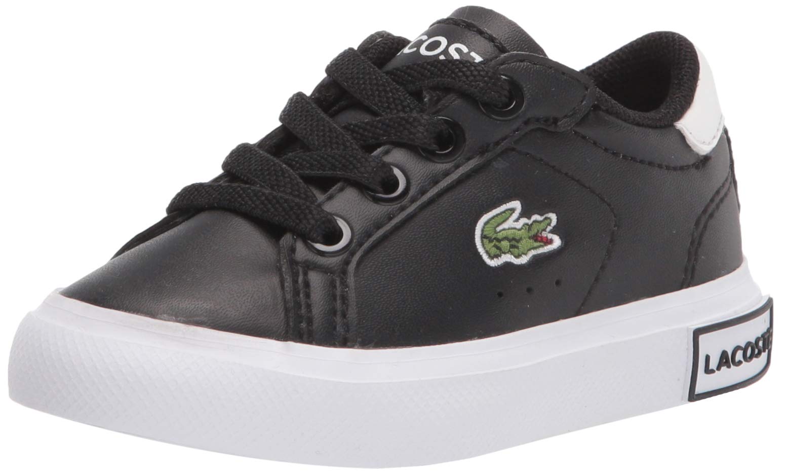 Lacoste Kids' Powercourt Sneakers - Comfortable & Stylish Tennis Shoes for Boys & Girls | Perfect for School, Sports & Casual Wear