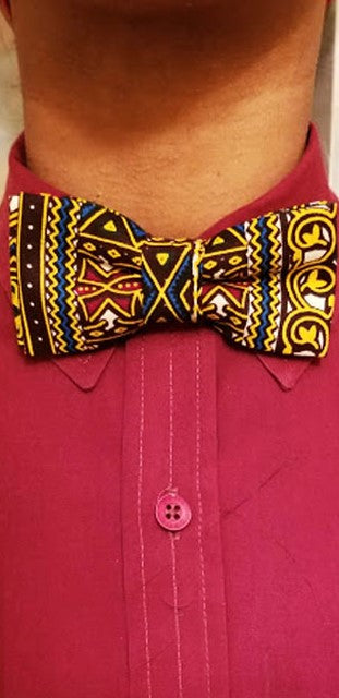 African Print Bow Tie for Kids - Stylish & Adjustable for Boys & Girls - Perfect for Weddings, Parties & Special Occasions