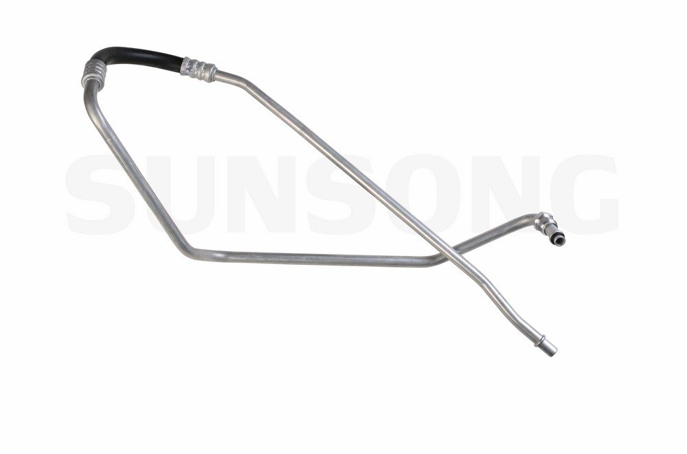 Sunsong 5801041 Engine Oil Cooler Hose Assembly - Replacement Part for Ford, Chevy, Dodge Trucks & SUVs - Durable Rubber Construction - Perfect for Off-Roading, Towing & Heavy-Duty Use