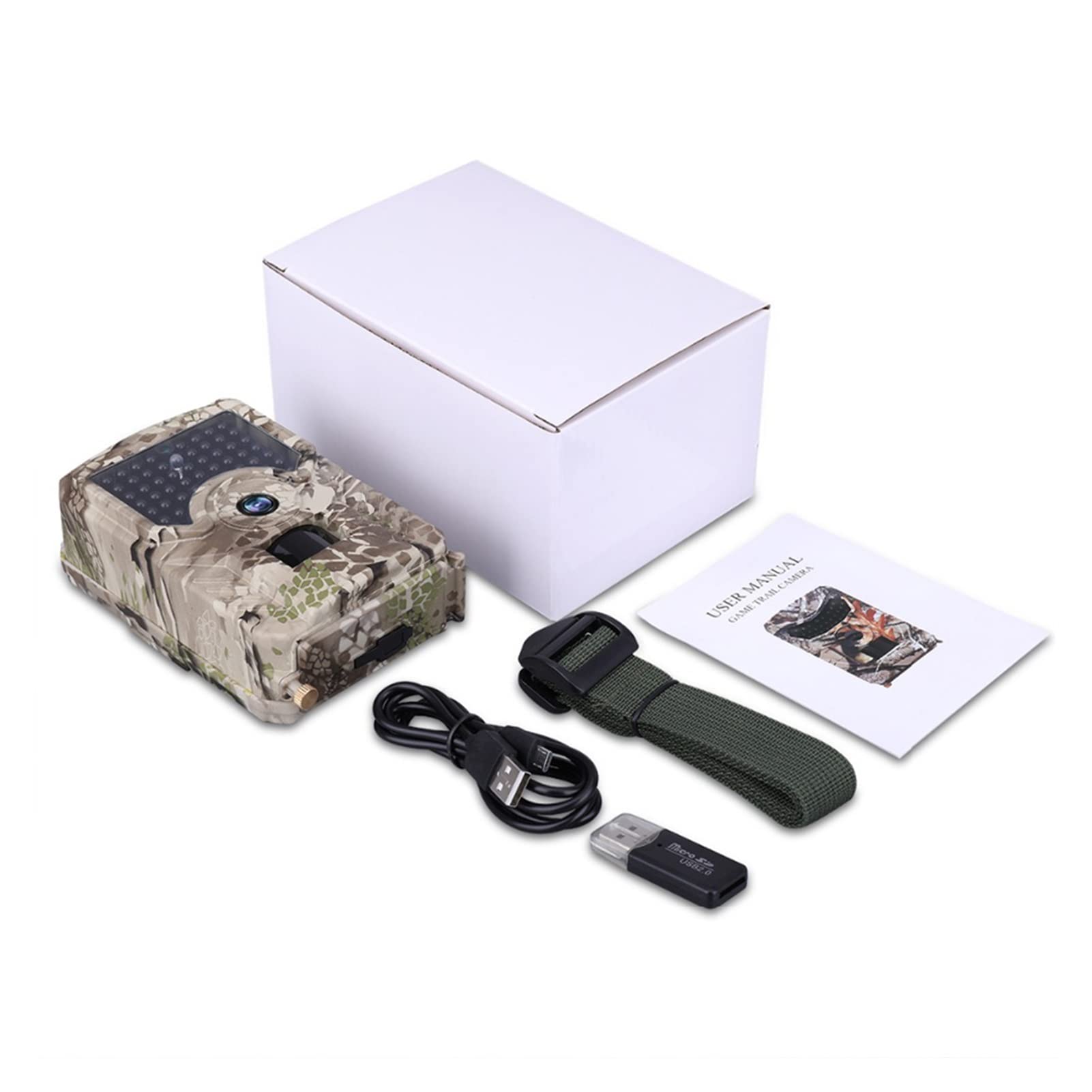 KOVOSCJ 12MP 720p Wildlife Trail Camera with Night Vision - Infrared Trigger Hunting Camera for Outdoor Forest Monitoring (PR-200 Gray) | Perfect for Hunting, Wildlife Observation & Security Surveillance