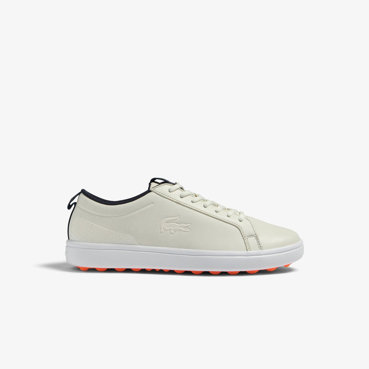 Lacoste G ELITE Men's Synthetic Golf Shoes - Beige/Black | Lightweight & Waterproof for Comfortable Play on the Course | Perfect for Golfers & Casual Wear