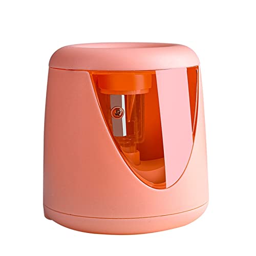 Electric Pencil Sharpener with Large Shavings Box - Automatic Sharpener for Kids, Students & Office Use - Perfect for Classroom, Home & Art Projects - Colored & Standard Pencils