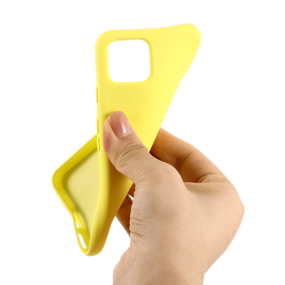 Shockproof Silicone Case for Google Pixel 4XL - Black & Yellow | Full Protection for Daily Use