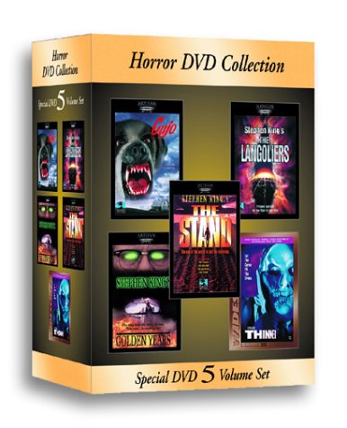 Stephen King Horror DVD Collection - Cujo, Golden Years, The Langoliers, The Stand, Thinner | Classic Thriller Movies for Halloween Nights & Movie Marathons