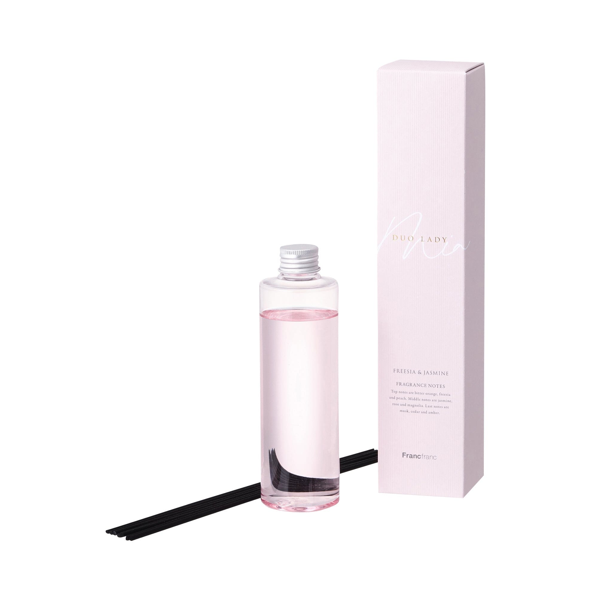 Duo Lady Fragrance Diffuser Refill - Pink Scented Oil for Home & Office | Long-Lasting Aromatherapy for Bedroom, Living Room & Bathroom