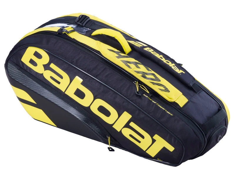 Babolat RH X6 Pure Aero Badminton Racket Bag for Tennis & Badminton Players - Perfect for Court, Gym & Travel