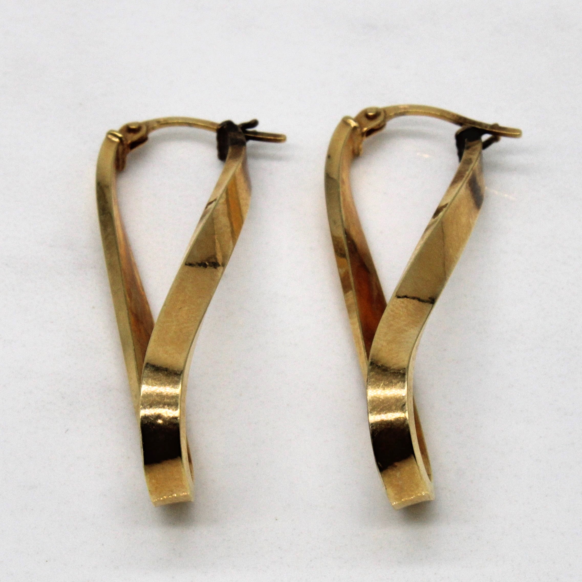 10K Yellow Gold Infinity Hoop Earrings for Women - Dainty & Elegant Jewelry Gift for Anniversary, Birthday - Perfect for Everyday Wear & Special Occasions