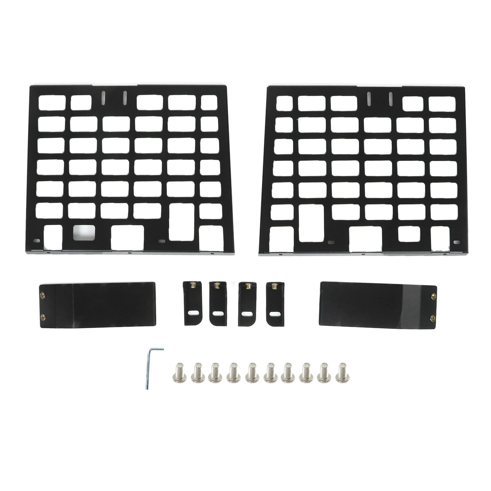 2Pcs Rear Window Side Storage Rack for Land Rover Defender L663 - KIMISS Modular Storage Panel Interior Luggage Organizer | Car Accessories for Camping, Road Trips & Off-Road Adventures