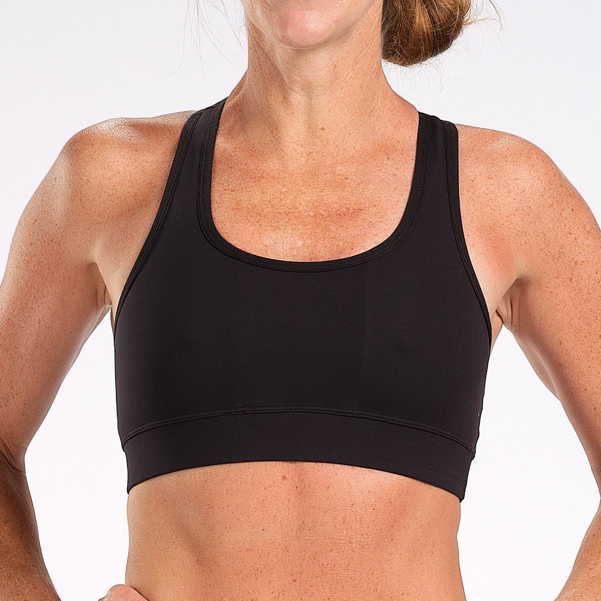 Women's Elite Run Bra - High Support Sports Bra for Running & Workouts - Black | Perfect for Gym, Yoga & High-Intensity Training