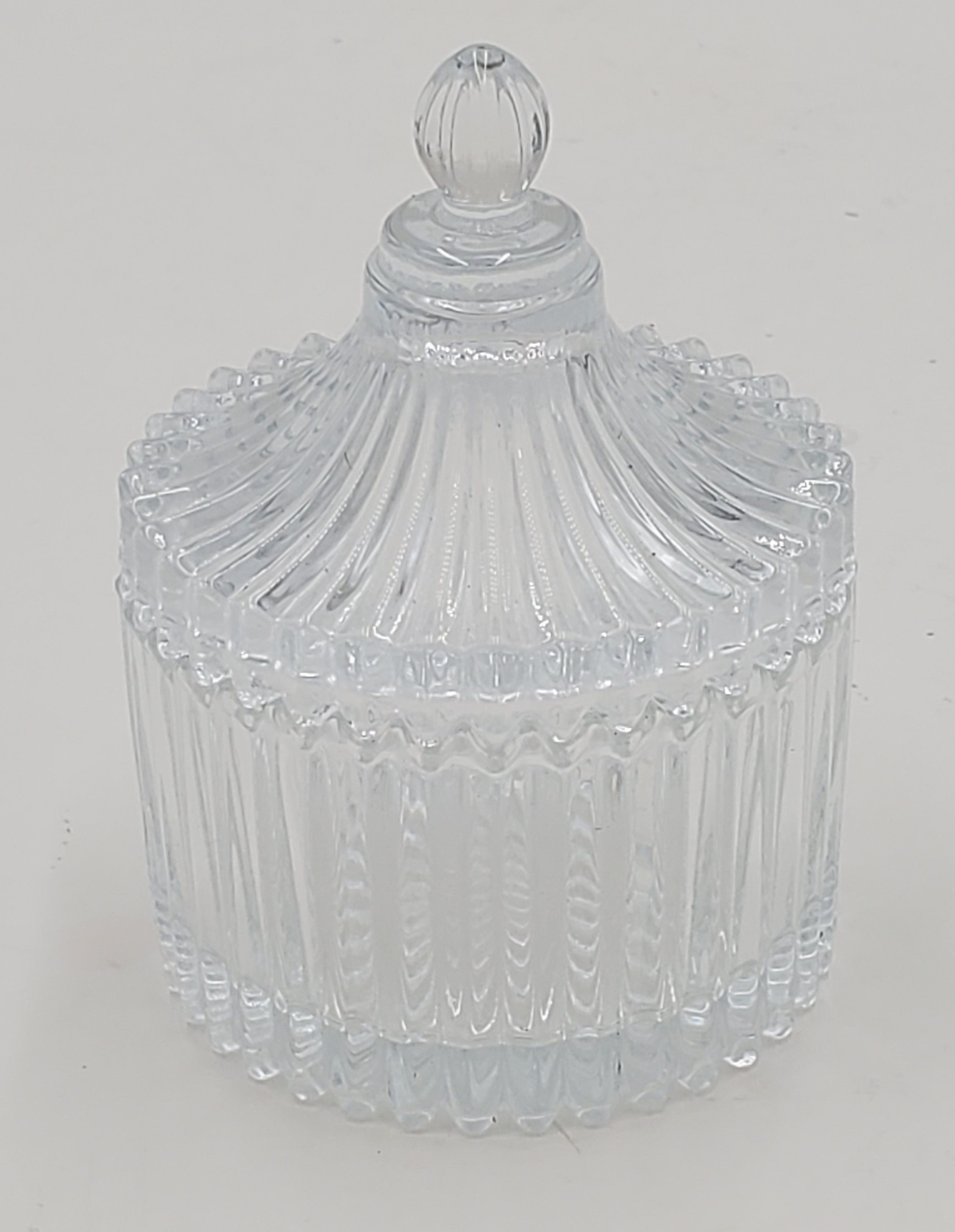 4x2.5 Inch Mini Glass Sugar Candy Jar with Lid - Perfect for Kitchen Storage, Party Favors, and Dessert Decorations