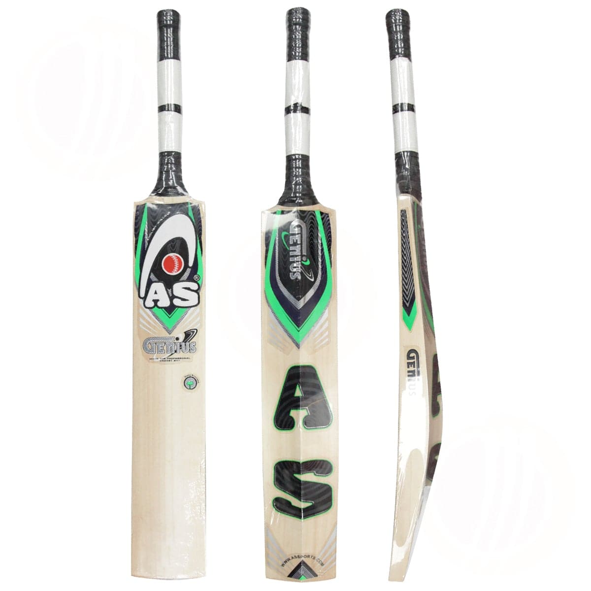 AS Genius Cricket Bat - Premium English Willow Cricket Bat for Men & Women - Perfect for Practice, Matches & Training Sessions