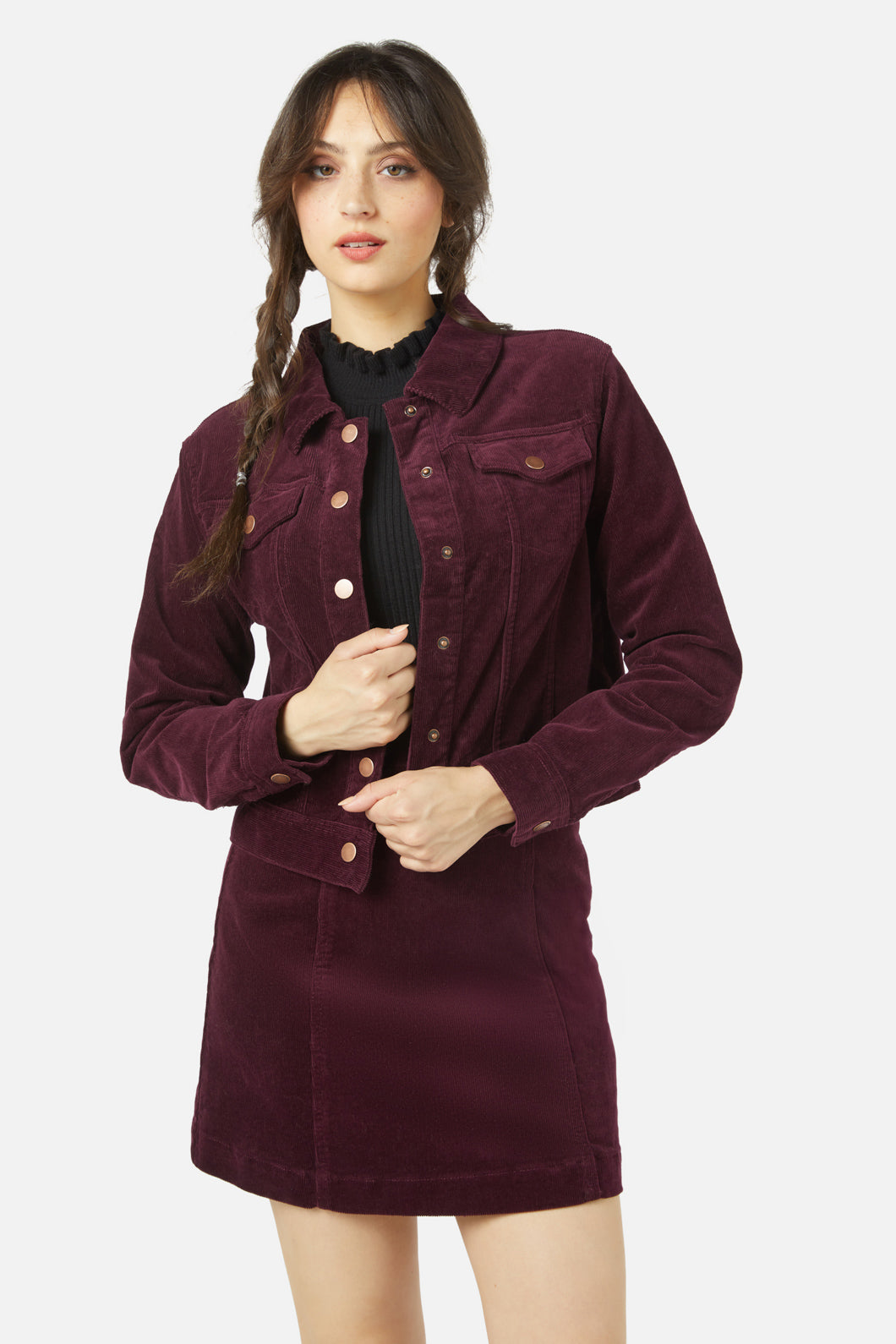 Stylish Georgie Cord Jacket for Women - Trendy Corduroy Blazer with Pockets | Perfect for Office Wear, Fall Fashion & Casual Outfits