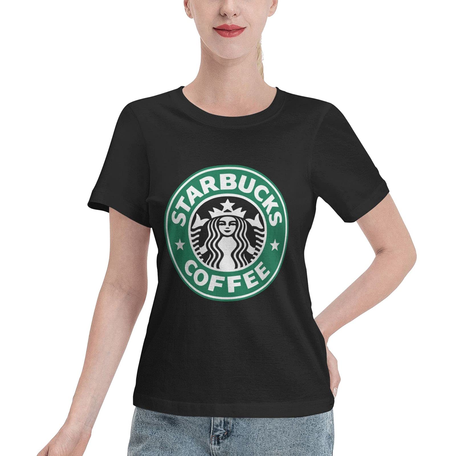 Women's Classic Logo Cotton T-Shirt - Soft Casual Short Sleeve Tee for Fitness, Workout & Everyday Wear - Plus Size Tops for Women & Teen Girls - Perfect for Gym, Running, Yoga & Street Style Fashion
