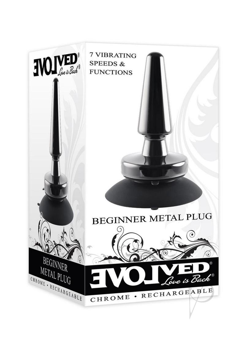 Beginner-Friendly Rechargeable Metal Vibrating Anal Plug - Black | Discreet & Powerful for Solo Play & Couples Use
