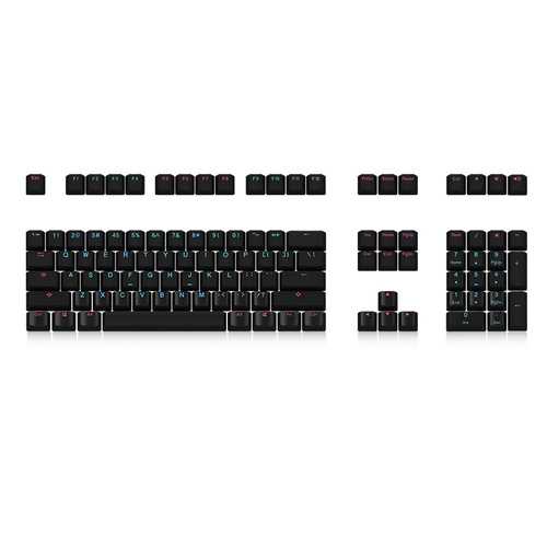 Akko X Ducky Midnight 108 Key OEM Profile PBT Keycaps Set for Mechanical Keyboards - Perfect for Gaming, Typing & Office Work
