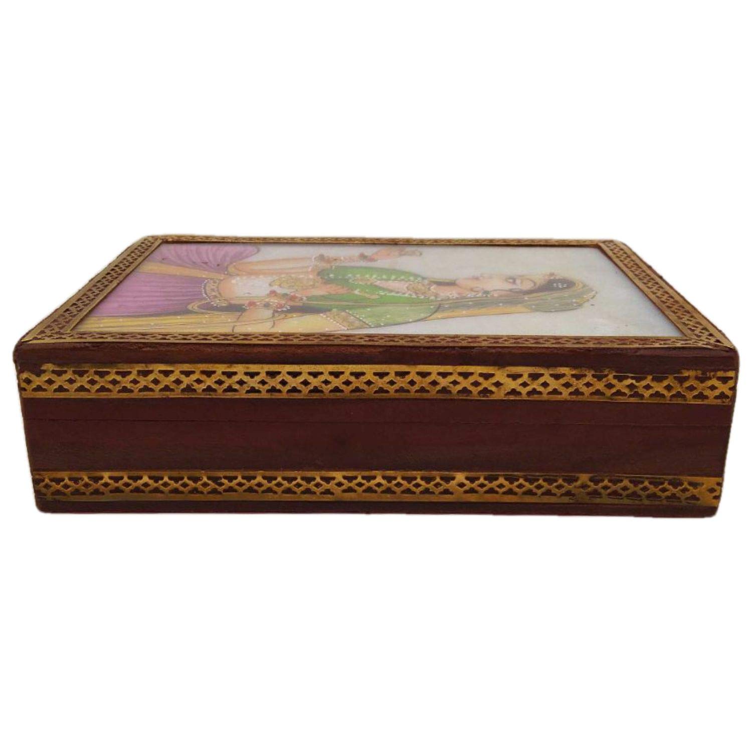 Handmade Jewelry Organizer Box - Premium Wooden Jewelry Storage Case for Women | Award-Winning Indian Artisan Crafted | Perfect Gift for Birthdays, Anniversaries & Home Decor