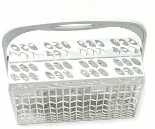 GE Dishwasher Silverware Basket Assembly WD28X10152 - Replacement Cutlery Holder for GE Dishwashers - Perfect for Kitchen Utensil Organization & Easy Loading