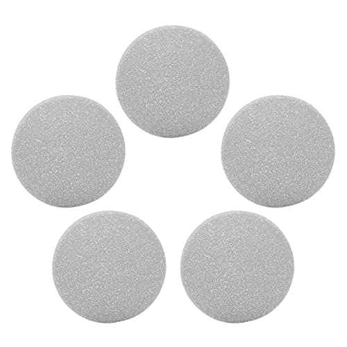 5pcs Electric Callus Remover Replacement Heads for Hard Skin Removal - Grey Foot File Grinding Heads for Electric Foot Grinders | Perfect for Pedicures, At-Home Foot Care & Salon Use