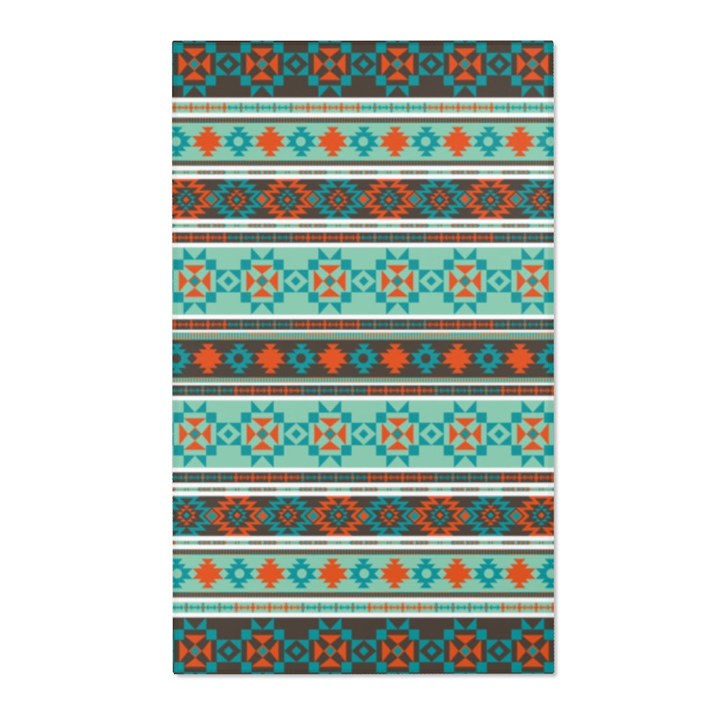 Stylish Geometric Southwestern Area Rug - Boho Chic Home Decor for Living Room, Bedroom & Office