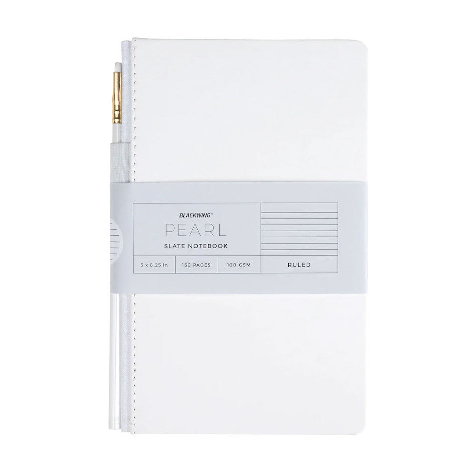 Premium Blackwing Slate Notebook and Pencil Set - A5 White Paper for Writing, Sketching & Journaling - Perfect for Artists, Writers & Students