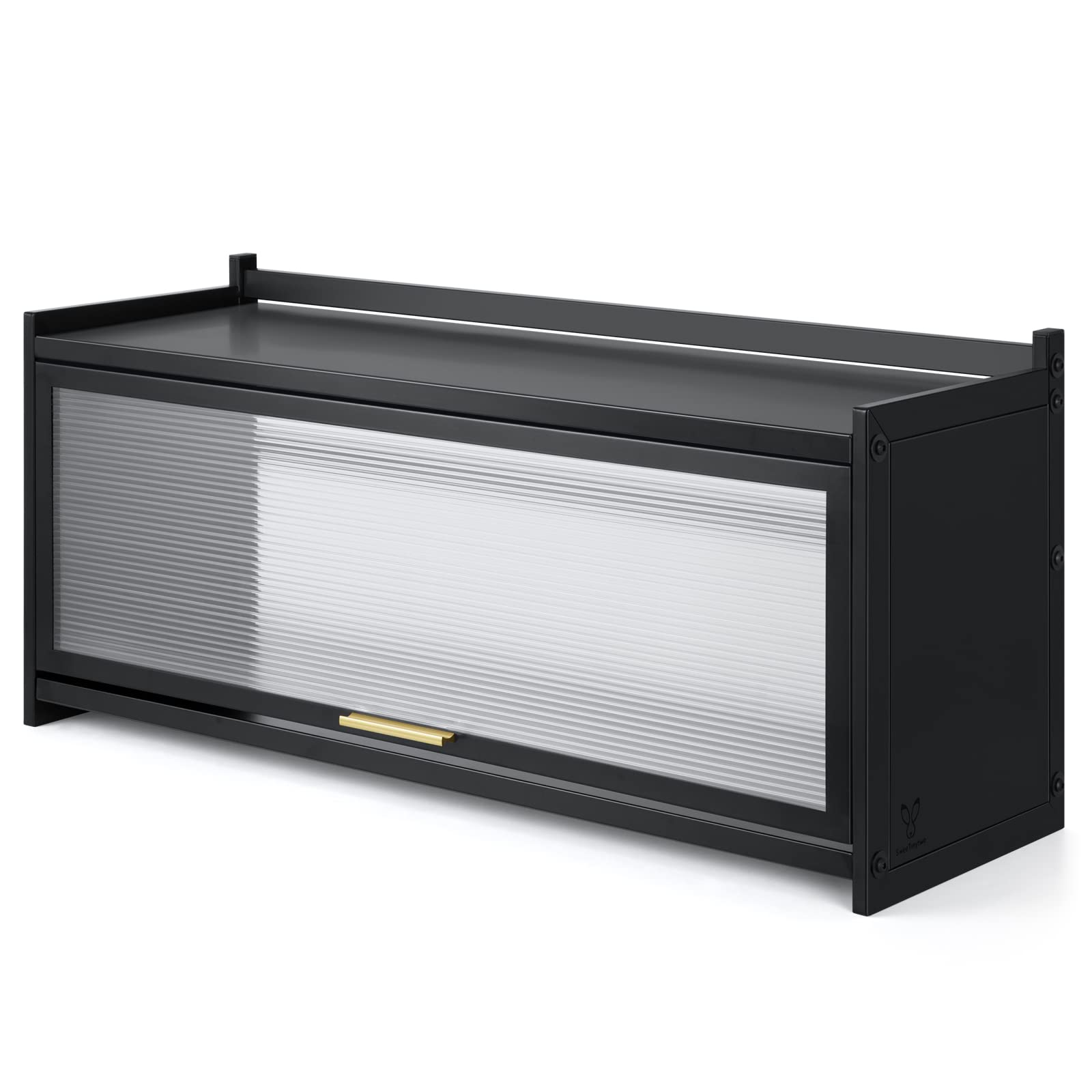 Wall Mounted Medicine Cabinet - Large Capacity Metal Storage with Adjustable Shelves (83x27x35cm, Black) | Perfect for Bathroom, Kitchen & Bedroom Organization