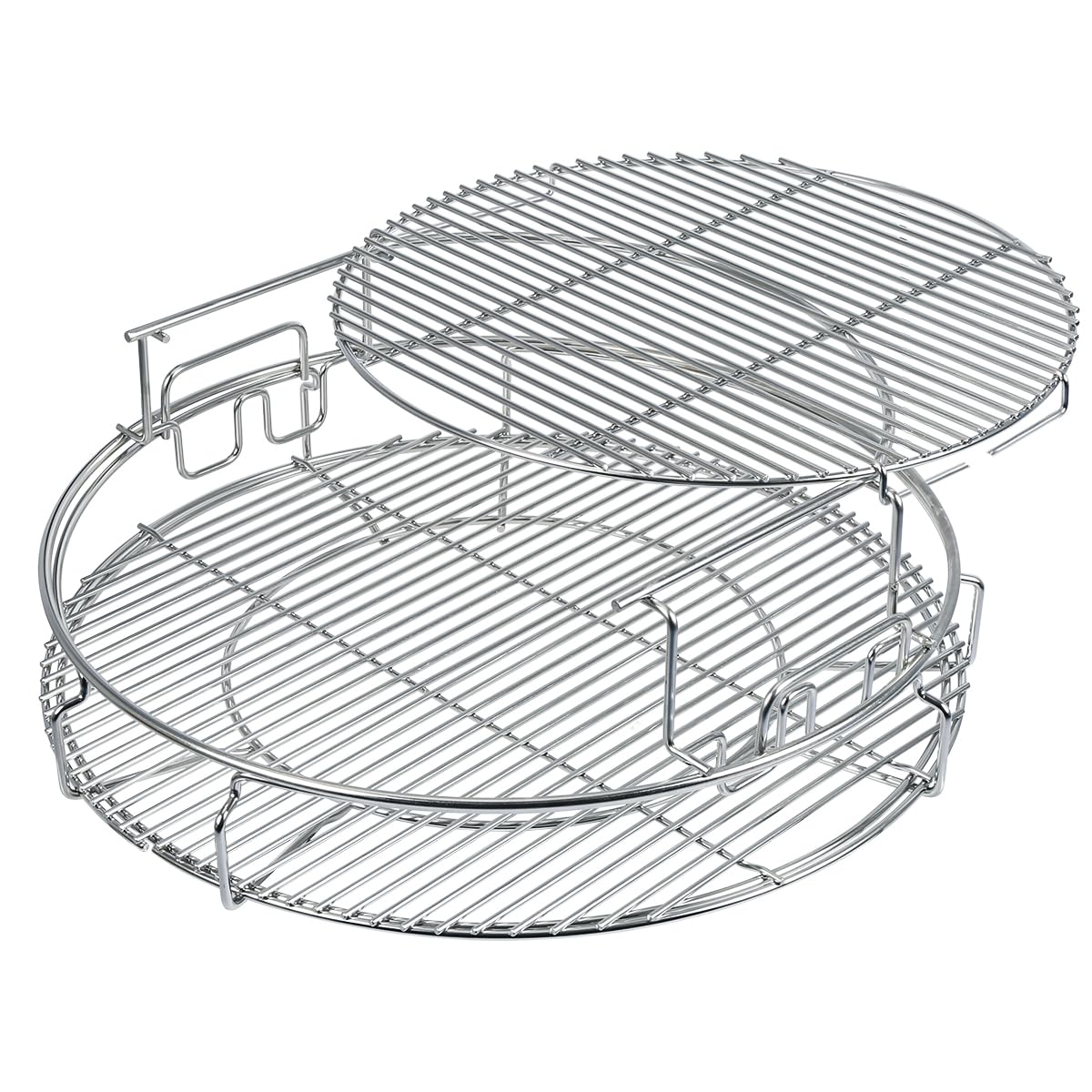 5-Piece Big Green Egg XL Replacement Kit - 304 Stainless Steel Grill Stack Rack with Removable Cooking System | Includes Eggspander Rack & Conveggtor Basket | Perfect for Outdoor Grilling, BBQ Parties & Backyard Cooking