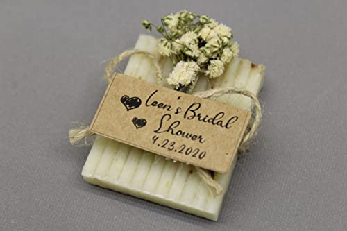 Elegant Mini Soap Favors for Weddings, Bridal Showers & Baby Showers - Rustic Floral Guest Gifts, Christmas & Winter Party Favors - Perfect for Wedding Decor, Holiday Gifting & Special Occasions (36-Piece Flower Design)