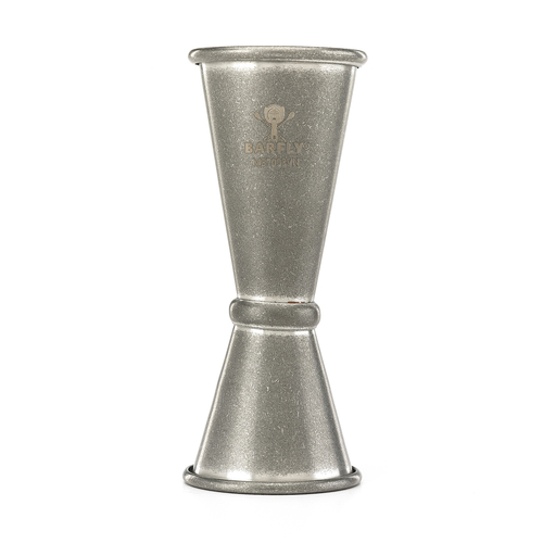 Barfly 1 Oz x 1.5 Oz Japanese Style Jigger with Vintage Finish - Perfect for Cocktail Making, Bartending, and Home Bar Accessories