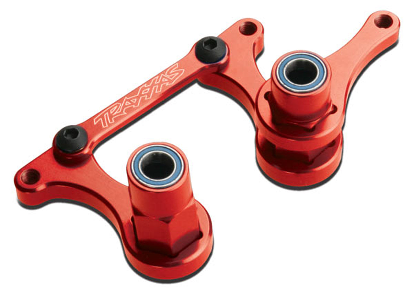 High-Quality Aluminum Steering Bellcranks & Drag Link - Red - Perfect for Off-Road Vehicles & Custom Car Modifications