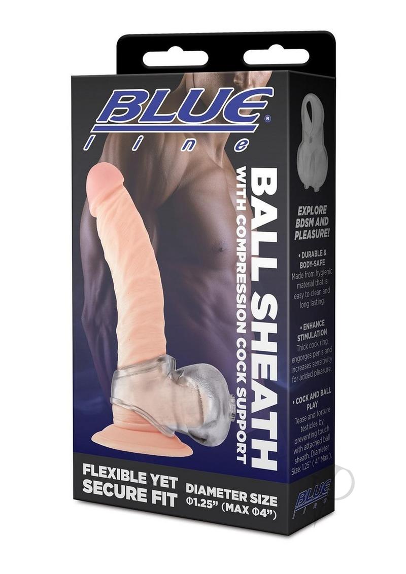 Blue Line Ball Sheath with Compression Support - Comfortable & Breathable Design for Men's Underwear | Perfect for Sports, Gym & Daily Wear