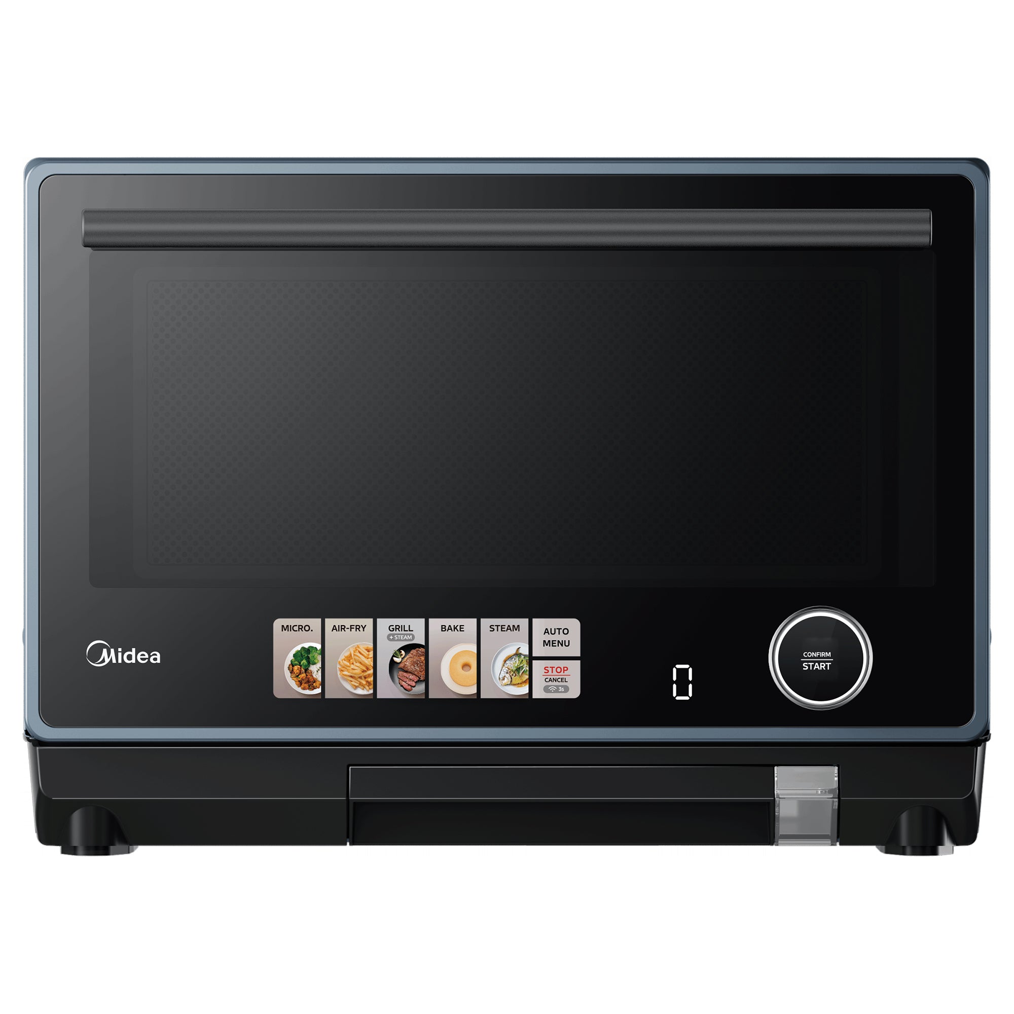 MMO25XHA 25L Compact Microwave Oven with 10 Power Levels - Perfect for Small Kitchens, Dorms & Office Break Rooms