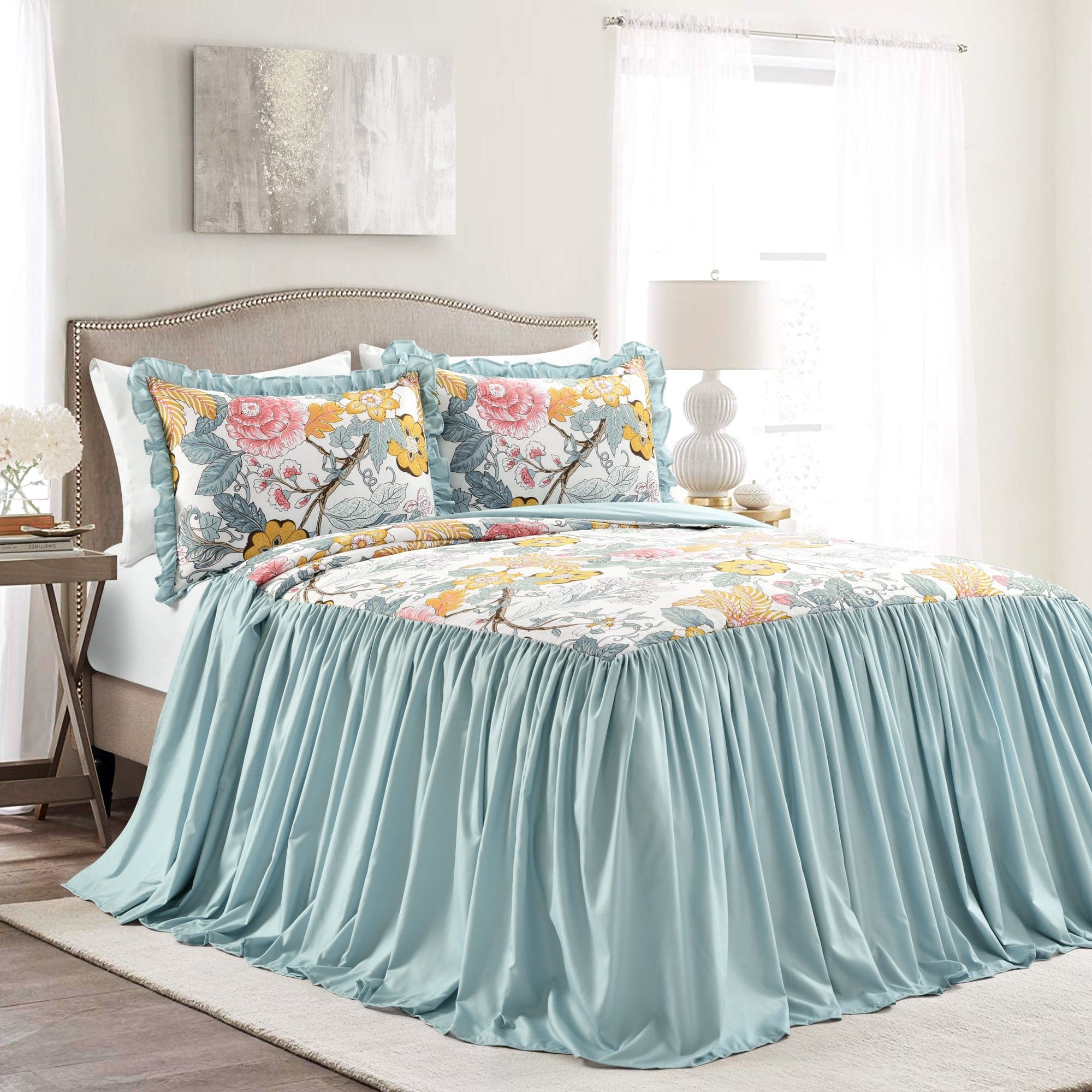 Premium Sydney 3-Piece Bedspread Set - Queen Size Luxury Bedding with Matching Pillow Shams - Perfect for Master Bedroom & Guest Room Decor
