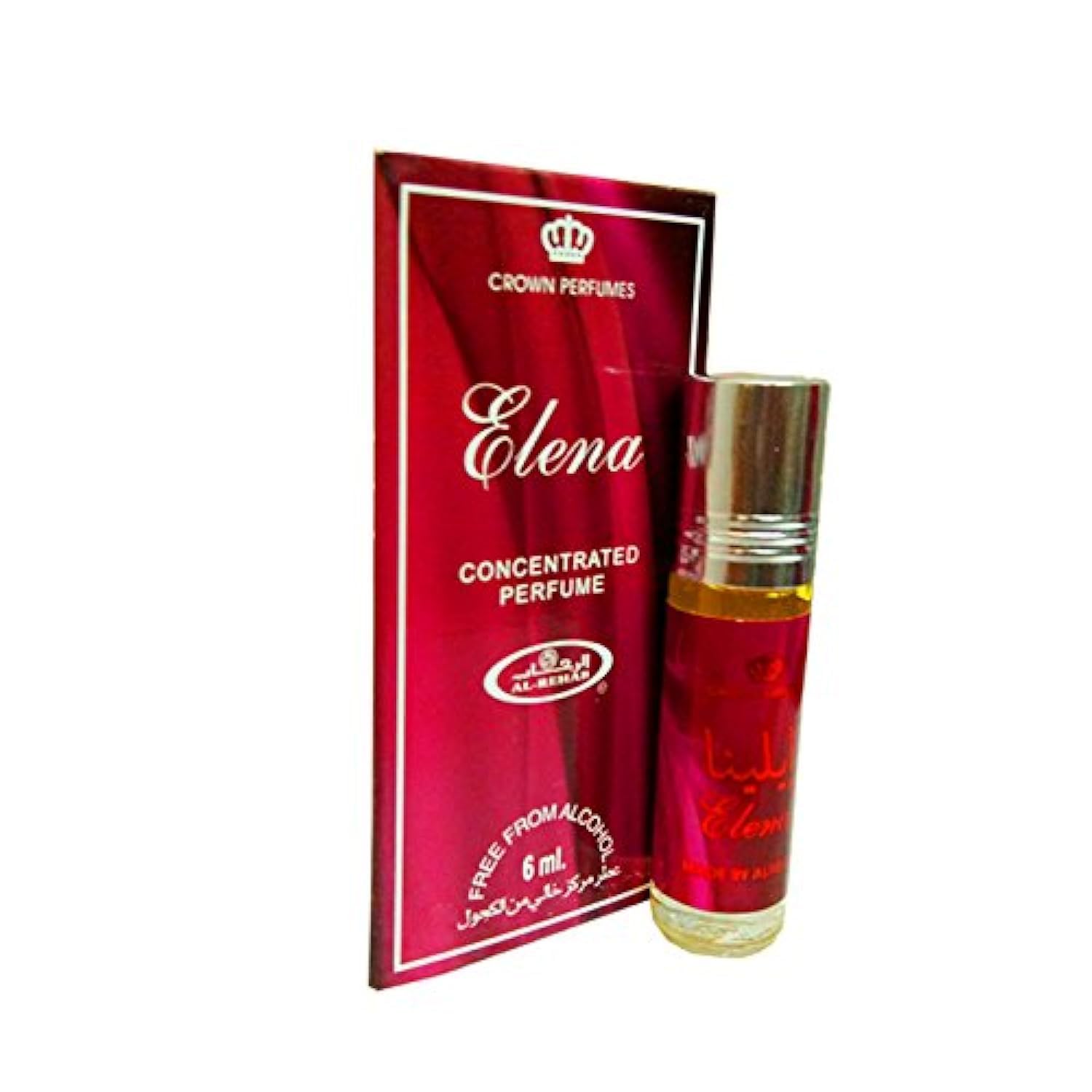Al-Rehab Elena Perfume Oil - 6ml (0.2 Oz) Roll-On Fragrance for Women, Long-Lasting Arabian Scent, Perfect for Daily Wear, Date Nights & Special Occasions