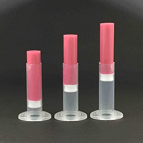 3-Piece Lipstick Mold Set - DIY Plastic Lip Balm & Makeup Container Molds for Crafts, Homemade Cosmetics, and Beauty Accessories - Perfect for DIY Lipstick, Balm, and Cream Making at Home