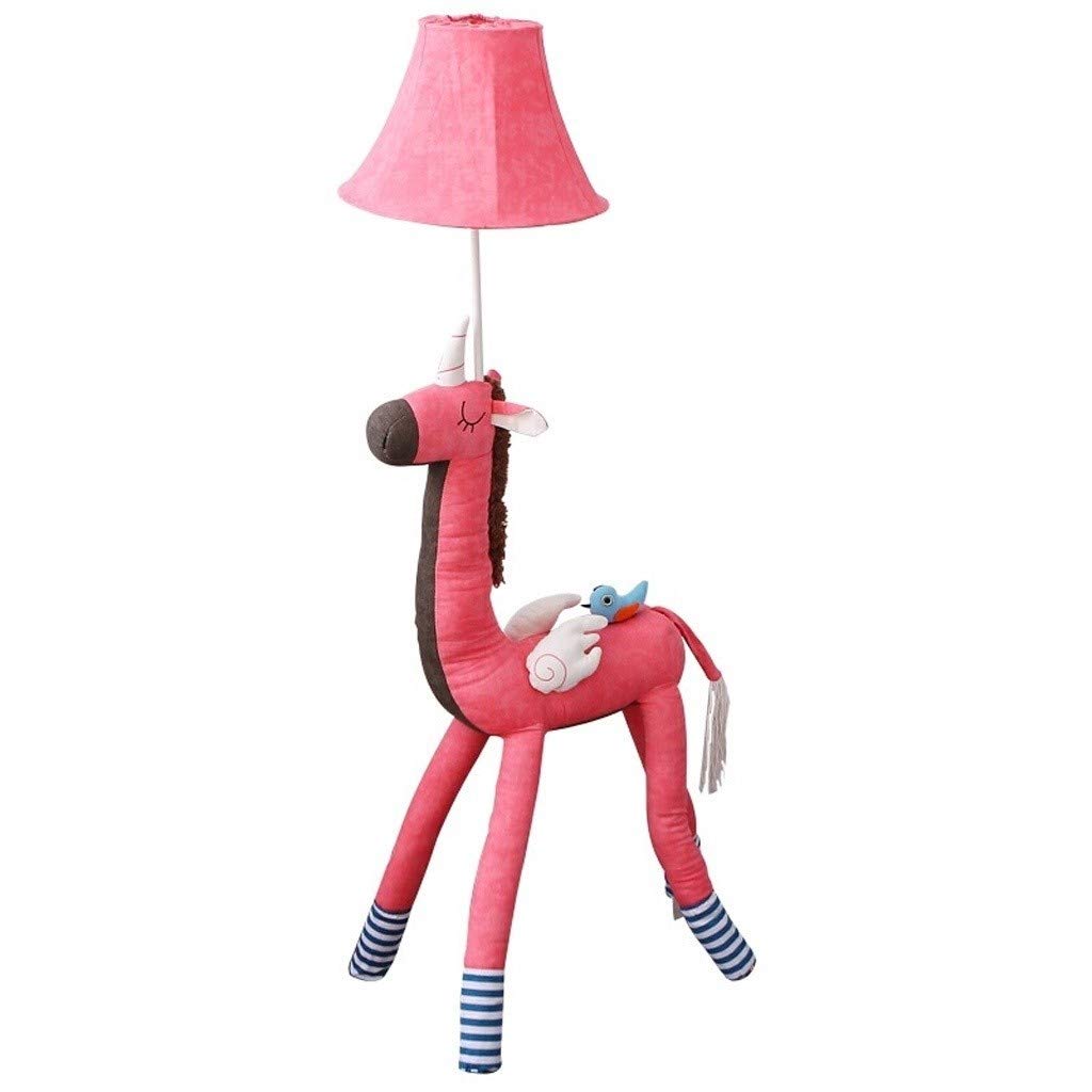Unicorn Floor Lamp for Kids - LED Nursery Lamp with Fabric Shade, 51