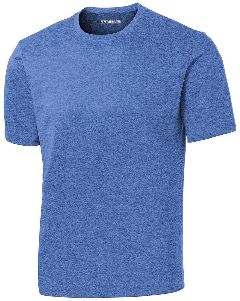 DRIEQUIP Men's Big & Tall Moisture Wicking Athletic T-Shirt - Breathable Quick Dry Workout Tee for Gym, Running & Outdoor Activities