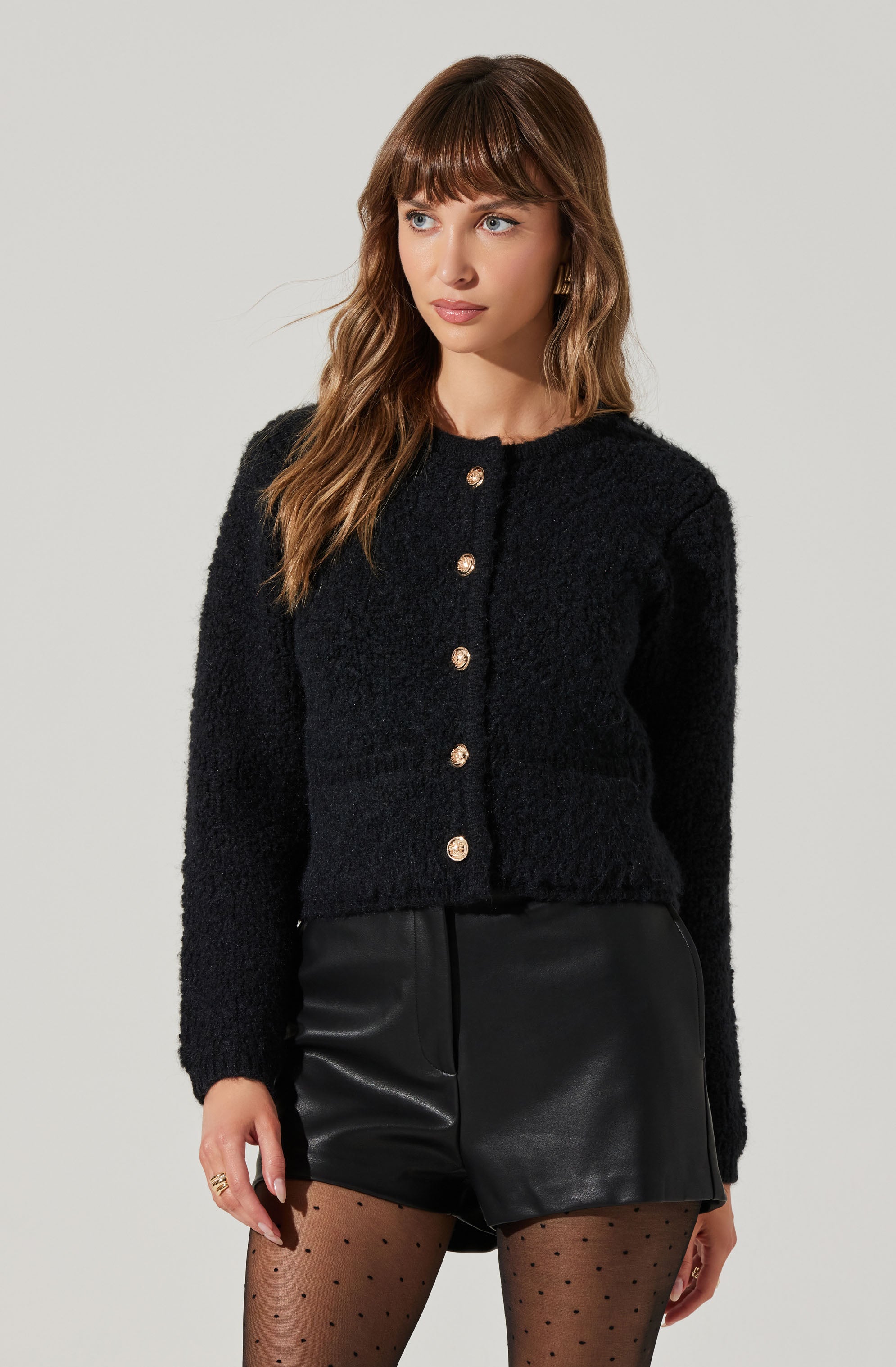 Soft Myrtle Wool Blend Cardigan for Women - Cozy Knit Sweater for Fall & Winter - Perfect for Office, Travel & Casual Wear
