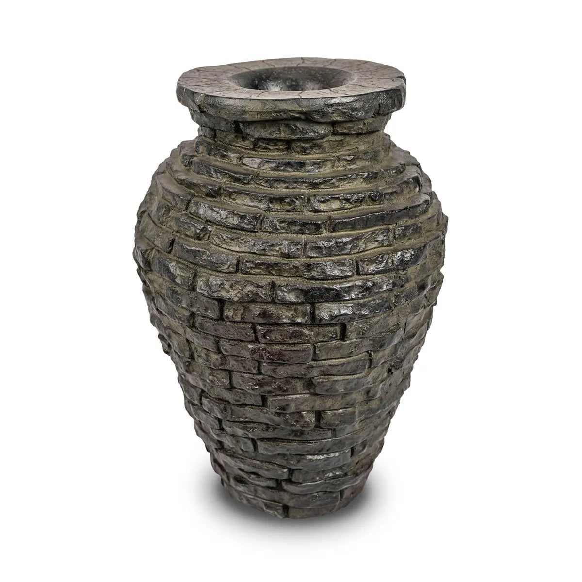 Mini Stacked Slate Urn - 34cm Elegant Memorial Keepsake for Ashes - Perfect for Home, Garden, or Memorial Displays