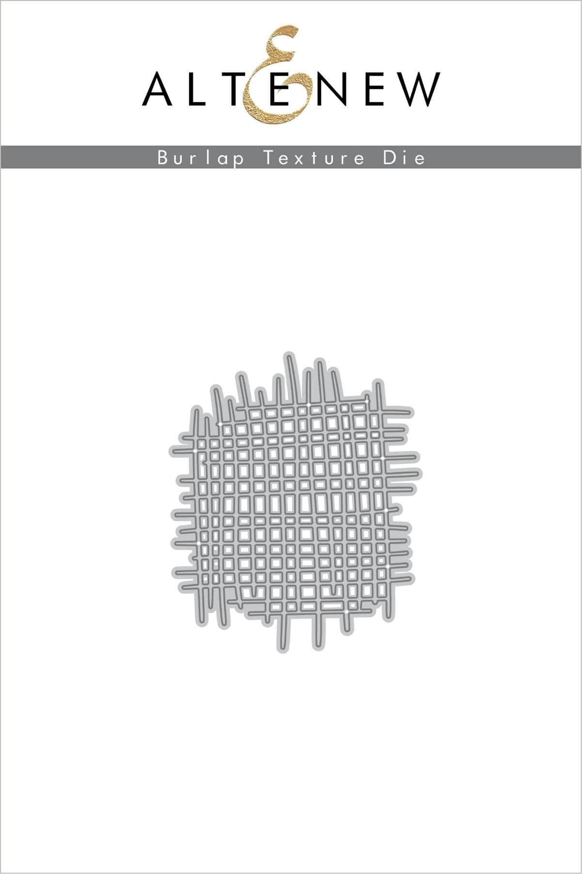 Burlap Texture Die - Rustic Crafting Embellishments for Scrapbooking, Card Making & DIY Home Decor
